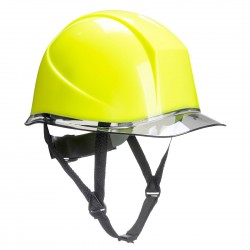 Casque chantier visiere transparente skyview Portwest jaune vue 1 cotepro.fr