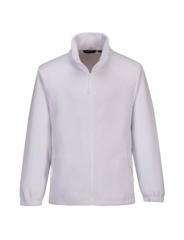 Veste polaire ambulancier homme Aran Portwest blanc cotepro.fr