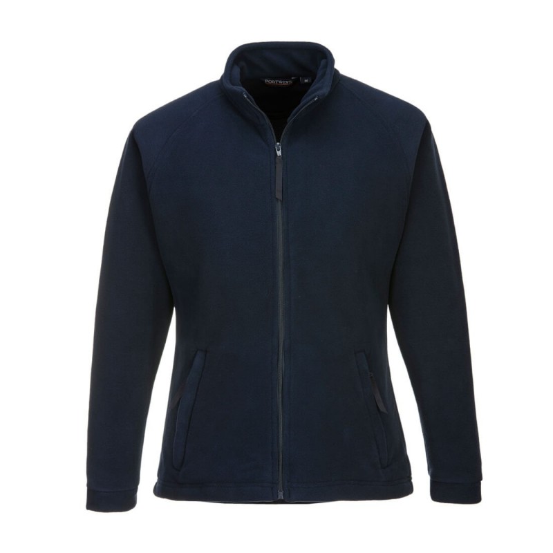 Veste polaire ambulanciere femme Aran Portwest marine vue 1 cotepro.fr