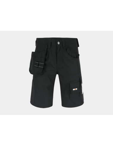 Bermuda travail homme resistant Batua Herock noir vue 1 cotepro.fr