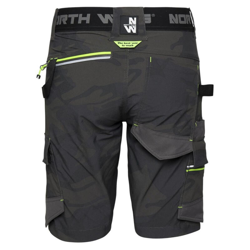 Bermuda travail stretch 360 renforce Slater North Ways camo vue 1 cotepro.fr