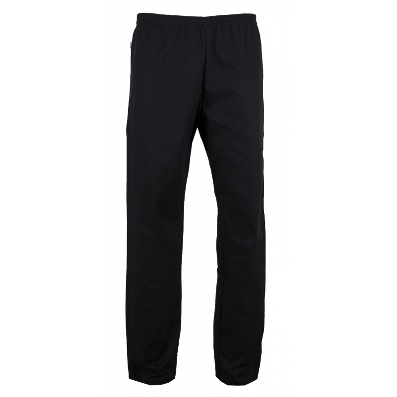 pantalon cuisine taille elastique Major LMA noir vue 1 cotepro.fr