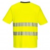Tee shirt haute visibilité tissu stretch extensible DX4 Portwest