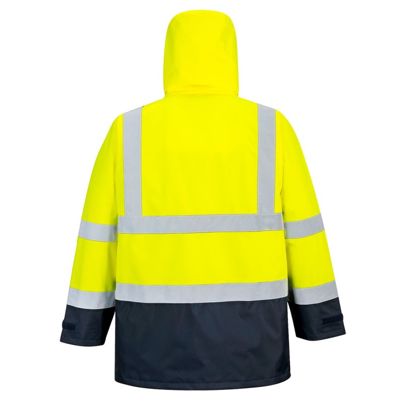 Parka haute visibilite 5 en 1 executive classe 3 Portwest jaune vue 1 cotepro.fr