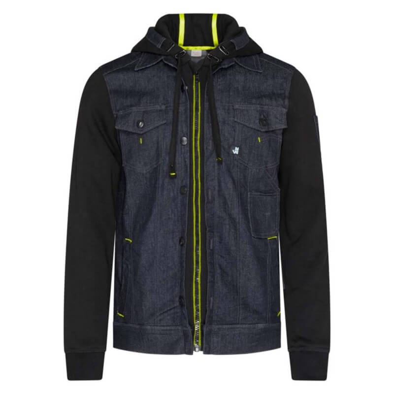 Veste blouson de travail capuche denim Pitt North Ways vue 1