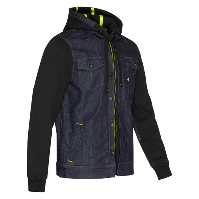 Veste blouson de travail capuche denim Pitt North Ways vue 1