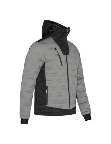 Doudoune travail capuche Berkus North Ways gris vue 1