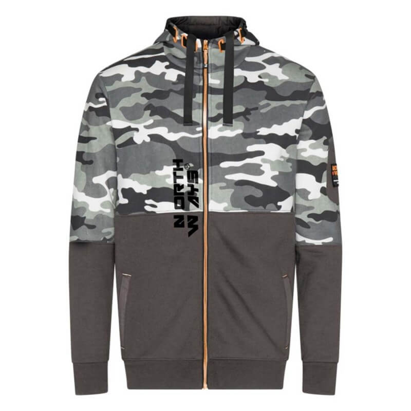 Gilet travail molleton renforcée Daro camo city North Ways vue 1