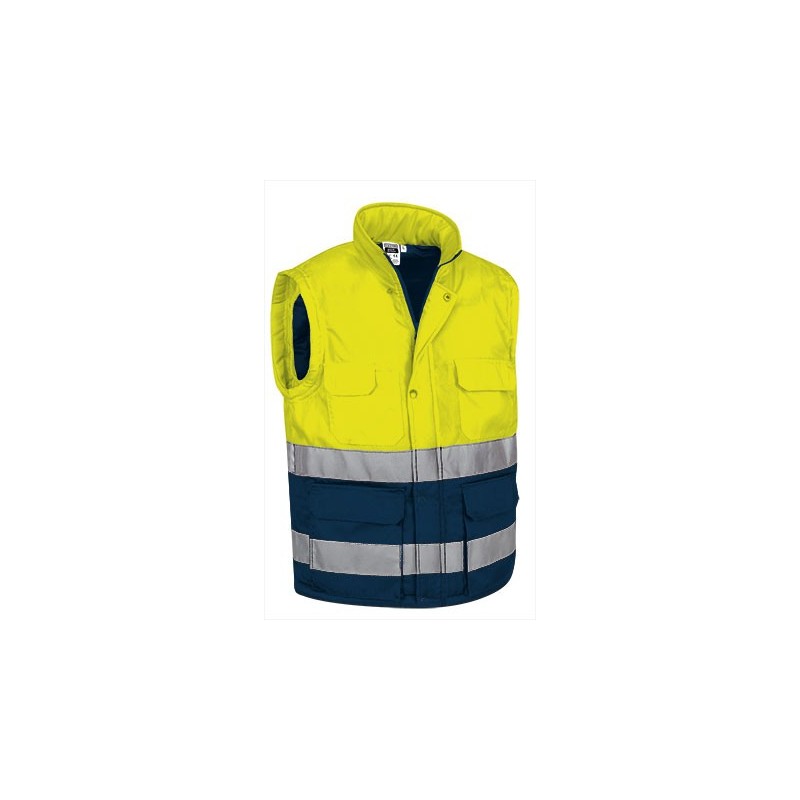 GILET MULTIPOCHES FLUO ATEX