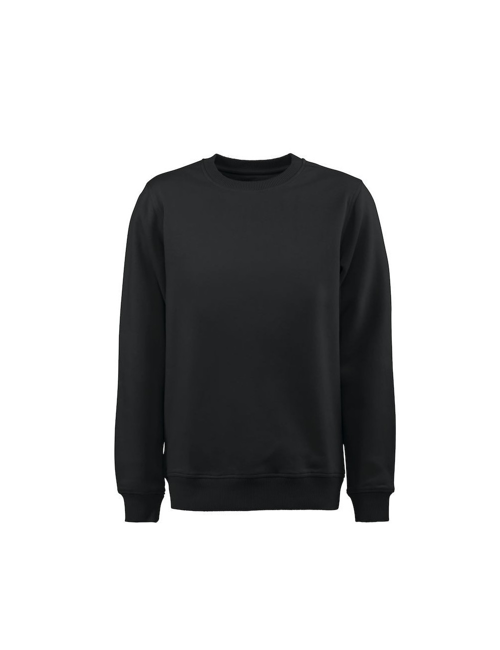 Sweat travail homme col rond Softball Printer noir