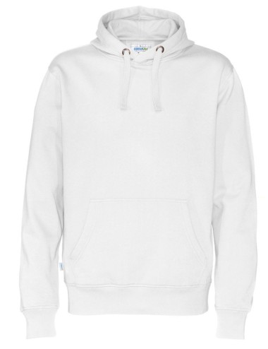 Sweat capuche poche kangourou hoodman Printer blanc