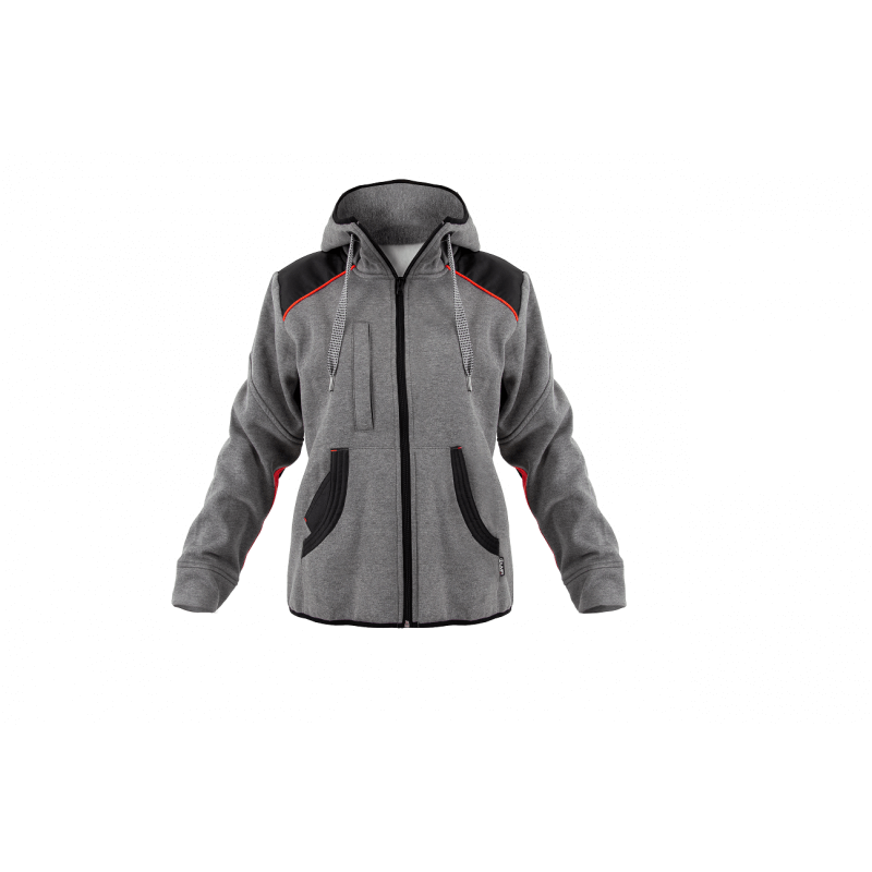 Veste molleton capuche femme Scarlett LMA cotepro vue 1