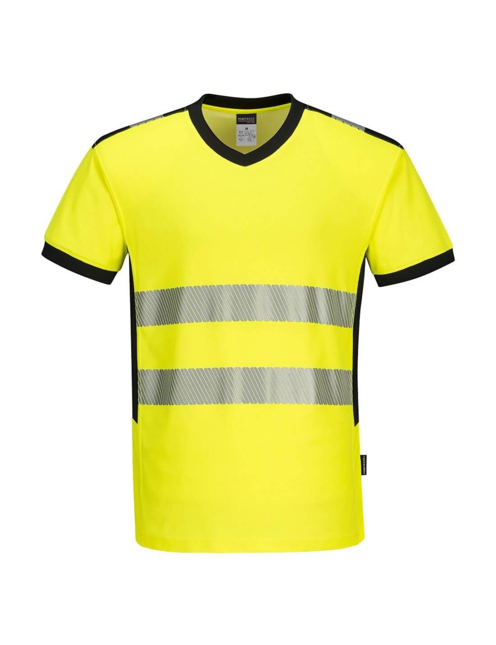 Tee shirt haute visibilité col v PW310 Portwest