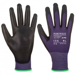 Gant de travail compatible ecran tactile Portwest noir/violet