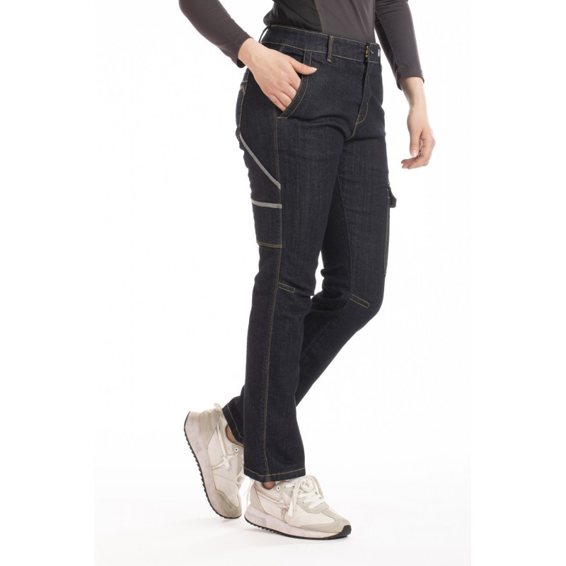 Jeans travail femme confort stretch Betty Rica lewis brut