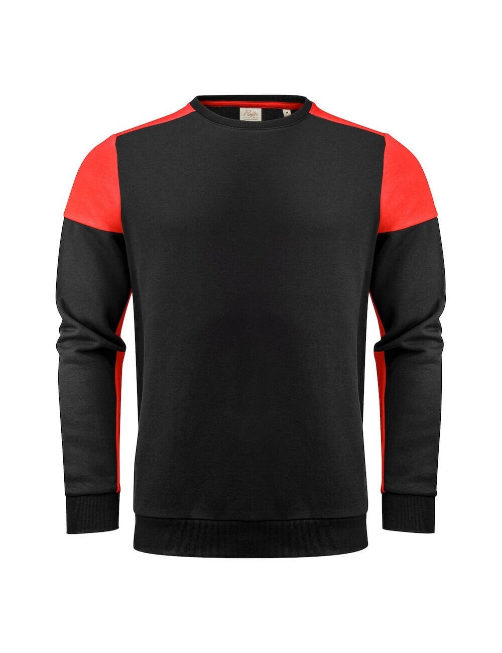 Sweat de travail col rond bicolore Prime Printer