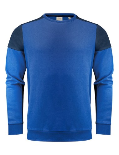 Sweat de travail col rond bicolore Prime Printer