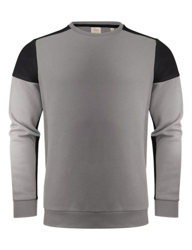 Sweat de travail col rond bicolore Prime Printer