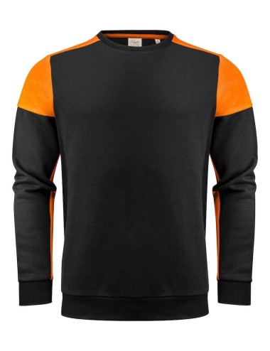 Sweat de travail col rond bicolore Prime Printer