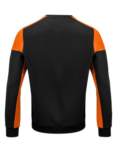 Sweat de travail col rond bicolore Prime Printer