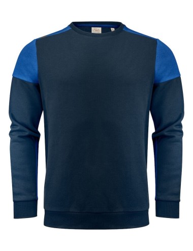 Sweat de travail col rond bicolore Prime Printer