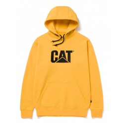 Sweat capuche homme noir W10646 jaune Caterpillar cotepro