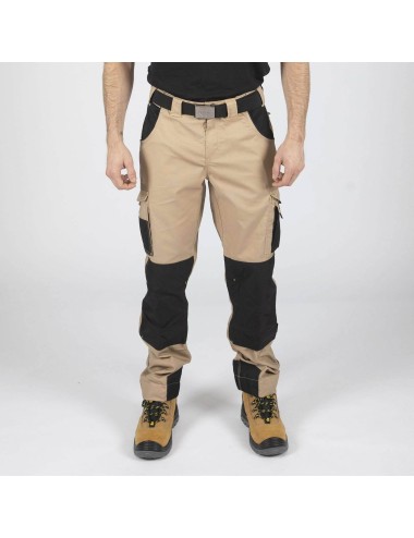 Pantalon travail robuste Adam beige Nine Worths