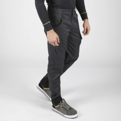 Pantalon travail multipoches homme Antras NW gris
