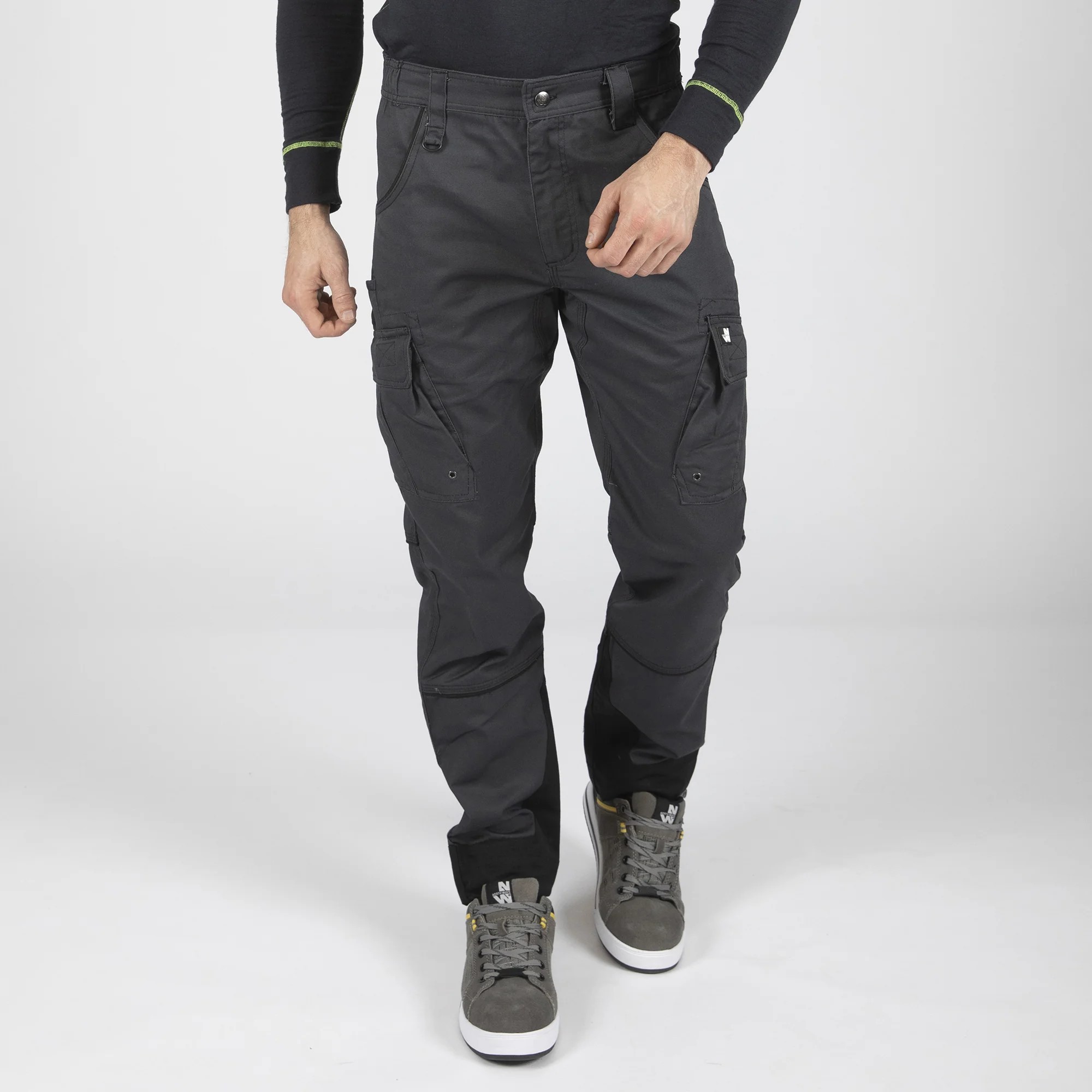 Pantalon travail multipoches homme Antras NW gris