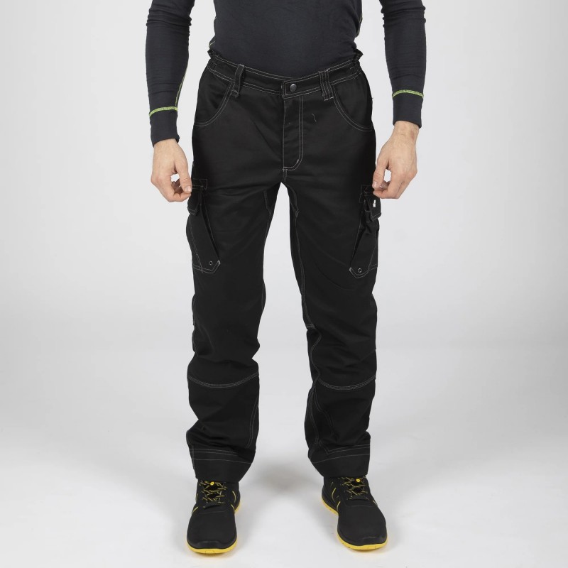 Pantalon travail multipoches homme Antras NW noir