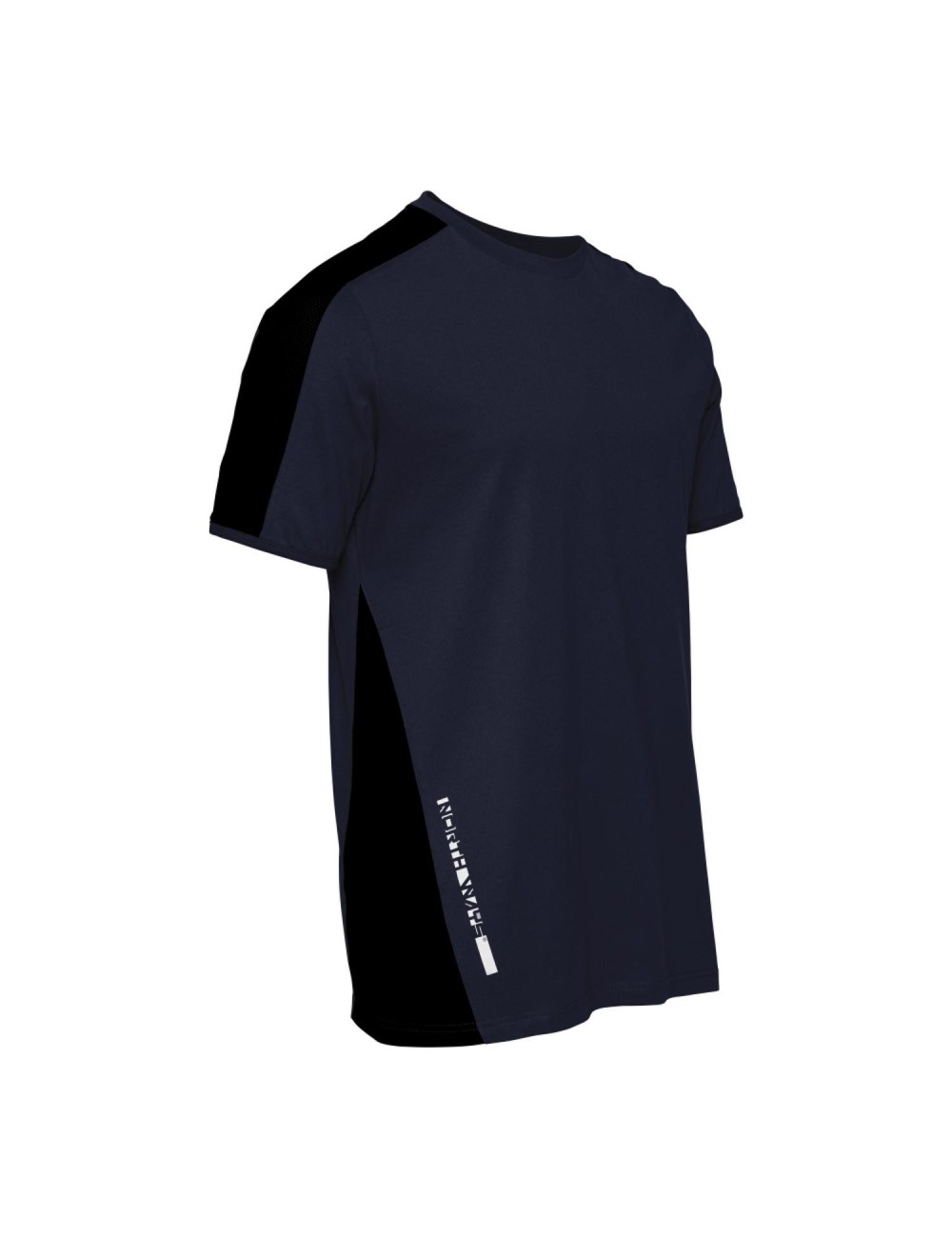 Tee shirt manches courtes contraste Andy nine worths marine cote cotepro.fr
