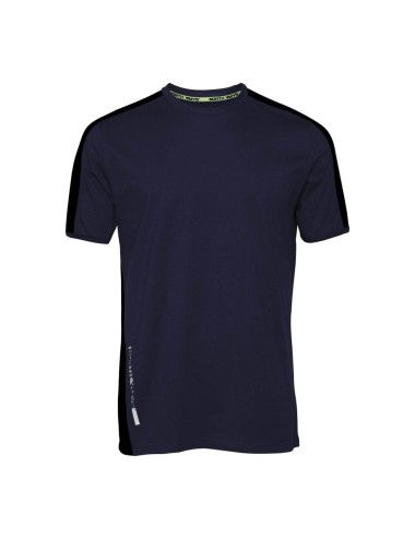 Tee shirt manches courtes contraste Andy nine worths marine face cotepro.fr
