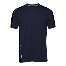 Tee shirt manches courtes contraste Andy nine worths marine face cotepro.fr