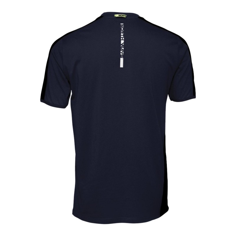 Tee shirt manches courtes contraste Andy nine worths marine cote cotepro.fr