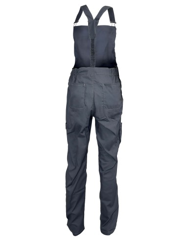 Salopette travail femme Peps Fashion gris/violet dos