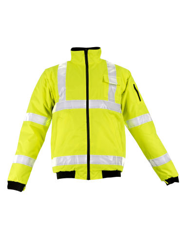 Parka Haute Visibilité 4 en 1 PREVENTION LMA - Imperméable, Coupe-Vent, Adaptable