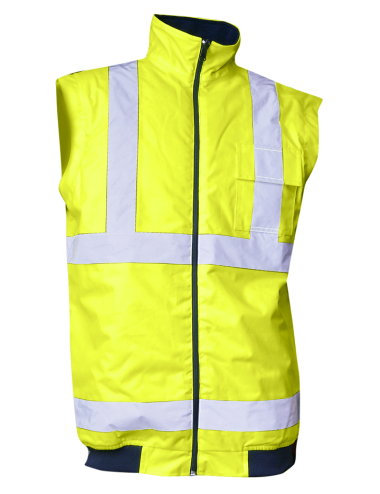 Parka Haute Visibilité 4 en 1 PREVENTION LMA - Imperméable, Coupe-Vent, Adaptable