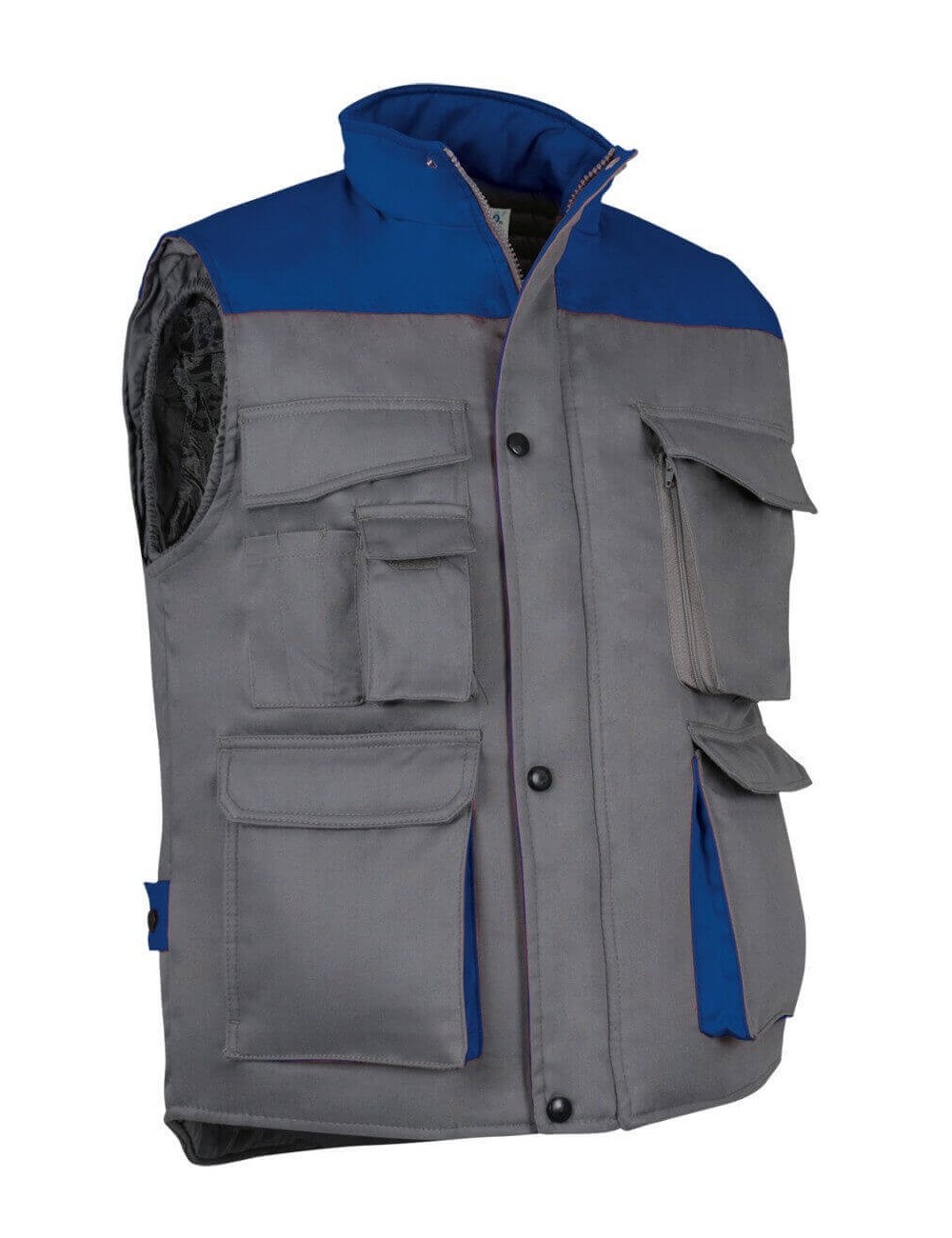 Gilet sans manches bicolore  Thunder marine gris cotepro.fr