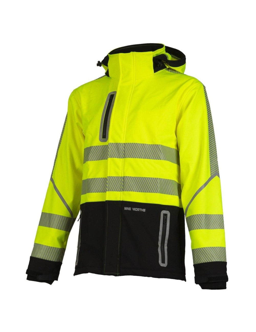 Blouson de travail haute visibilité Astro Nine Worths jaune vue 1