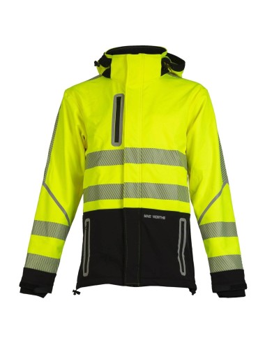 Blouson de travail haute visibilité Astro Nine Worths jaune vue 2