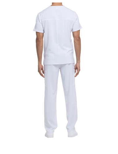 Tunique médicale homme col V Dickies médical caribean cotepro vue 2