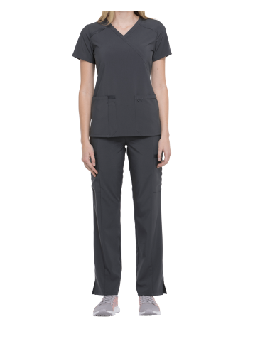 Tunique médicale femme cache cœur Dickies médical gris