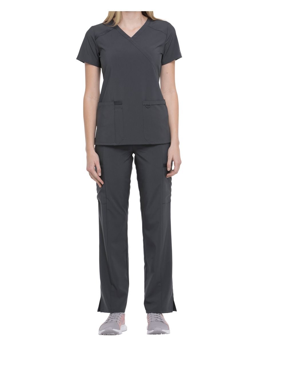 Tunique médicale femme cache cœur Dickies médical gris