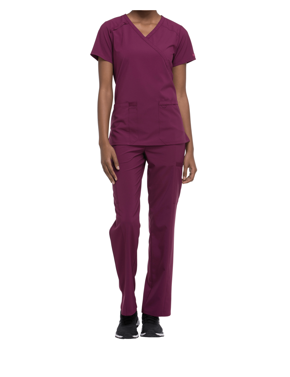 Tunique médicale femme cache cœur Dickies médical wine