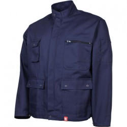 veste travail multipoches ideal plus uni Navy DMD