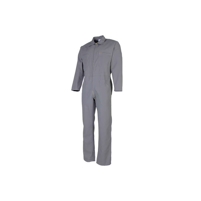 combinaison travail simple zip coton poly CP5 DMD gris