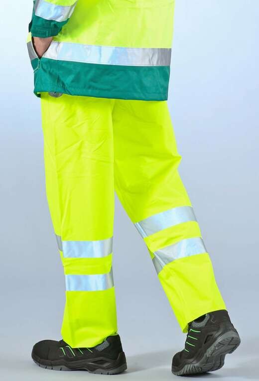 Pantalon pluie haute visibilite jaune sonomix DMD cotepro