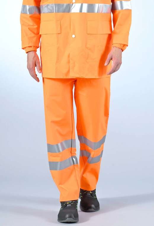Pantalon pluie haute visibilite orange sonomix DMD cotepro