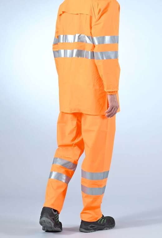 Pantalon pluie haute visibilite orange sonomix DMD cotepro