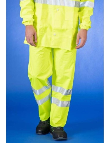 Pantalon haute visibilité imperméable jaune ou orange sonoflex DMD